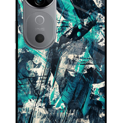 Artwork Vivo V40 5G Glass Case Back Cover by Casekaro