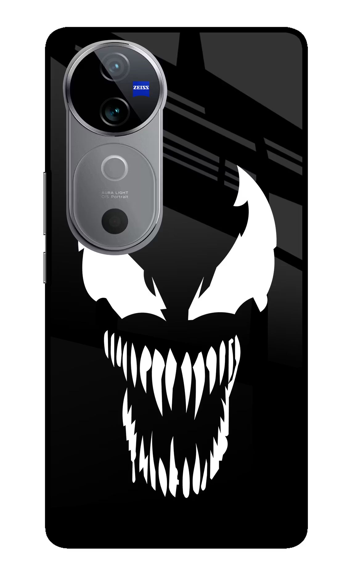 Venom Vivo V40 5G Glass Case Back Cover by Casekaro