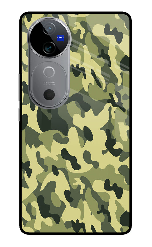 Camouflage Vivo V40 5G Glass Case