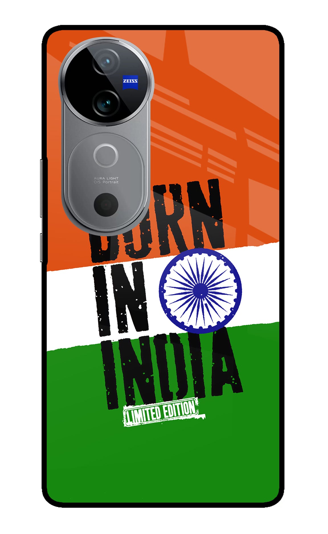 Born in India Vivo V40 5G Glass Case