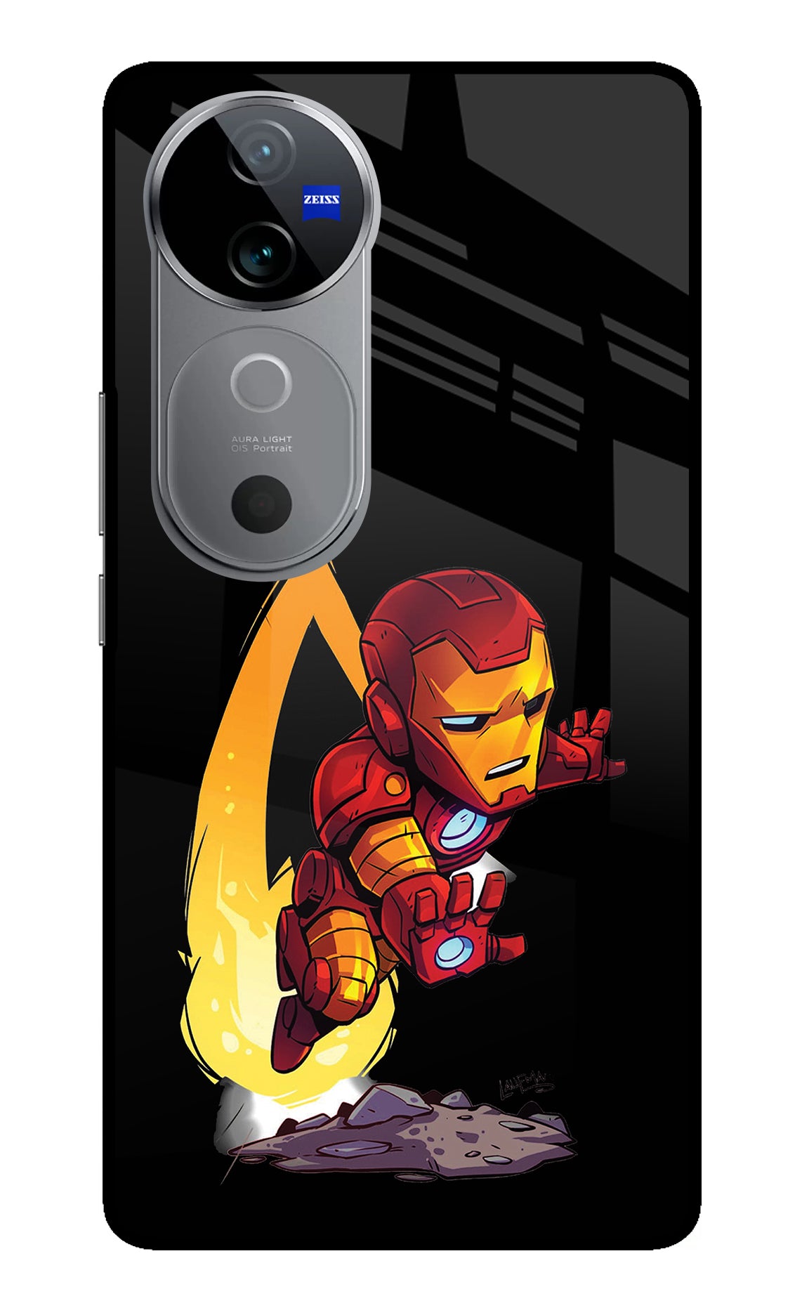 IronMan Vivo V40 5G Glass Case