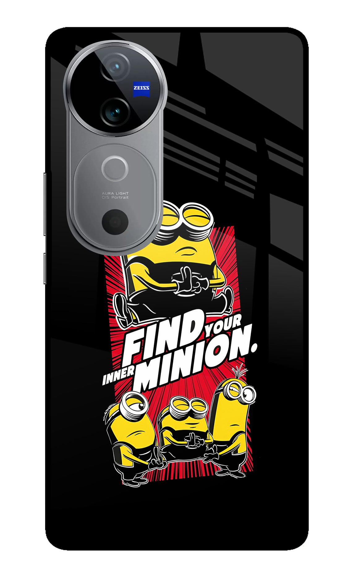 Find your inner Minion Vivo V40 5G Glass Case