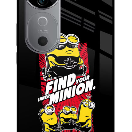 Find your inner Minion Vivo V40 5G Glass Case