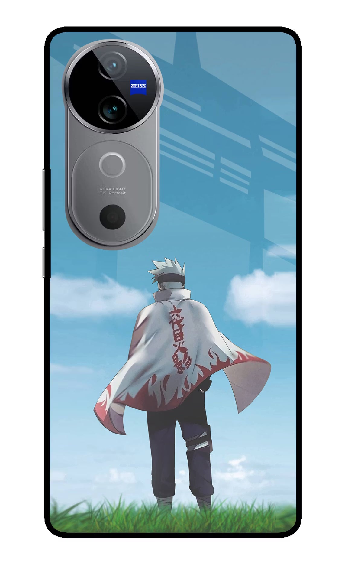 Kakashi Vivo V40 5G Glass Case Back Cover by Casekaro