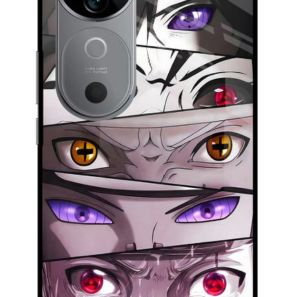 Naruto Anime Vivo V40 5G Glass Case Back Cover by Casekaro