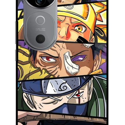 Naruto Character Vivo V40 5G Glass Case