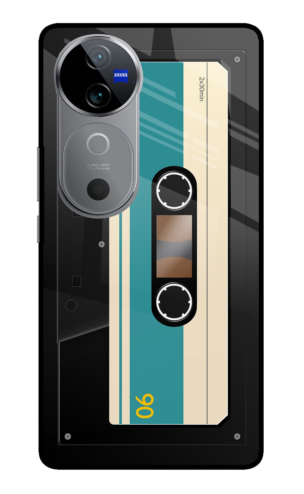 Cassette Vivo V40 5G Glass Case