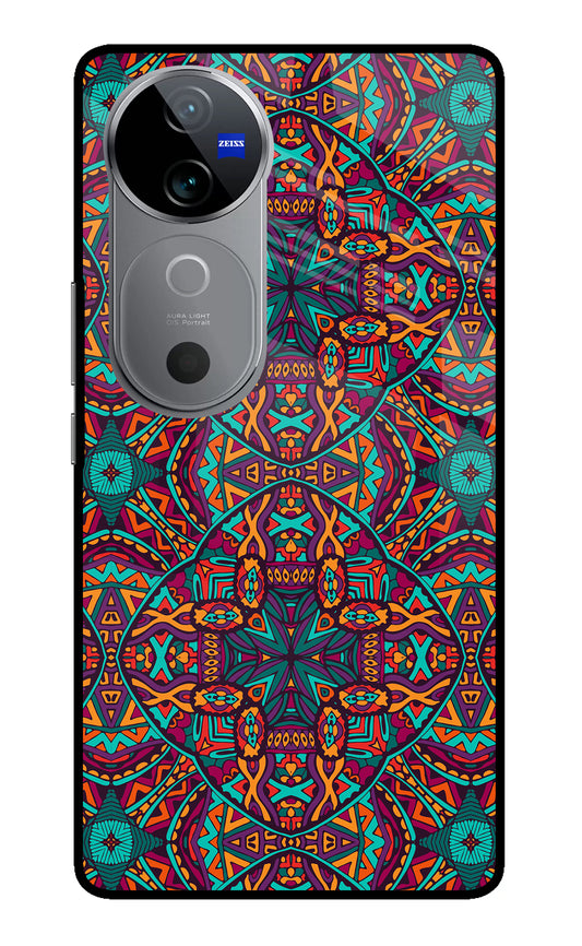 Colour Mandala Vivo V40 5G Glass Case