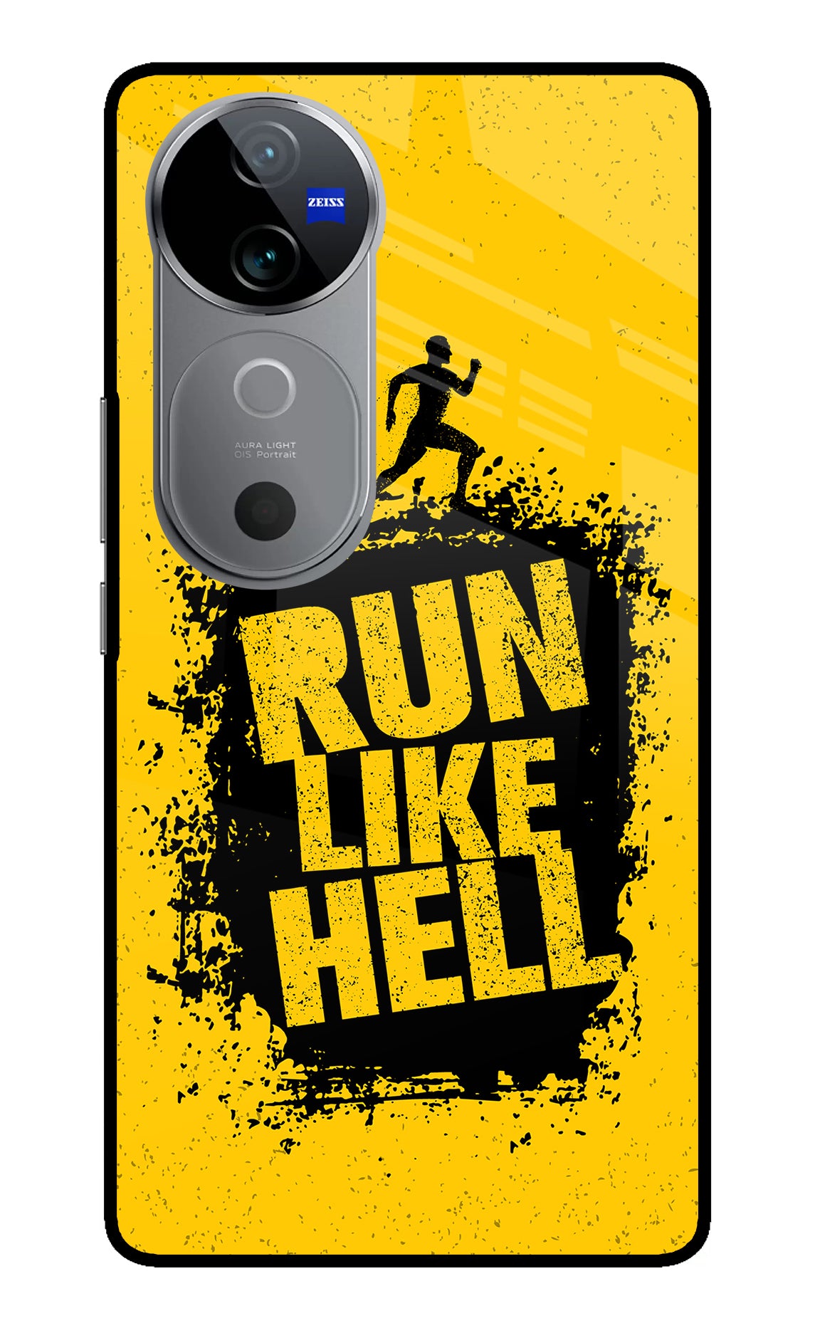 Run Like Hell Vivo V40 5G Glass Case