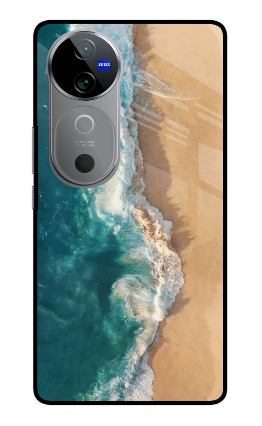 Ocean Beach Vivo V40 5G Glass Case