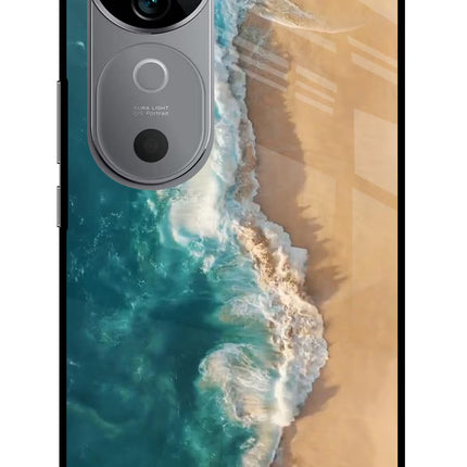 Ocean Beach Vivo V40 5G Glass Case
