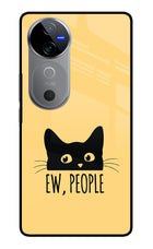 Ew People Catitude Vivo V40 5G Glass Case