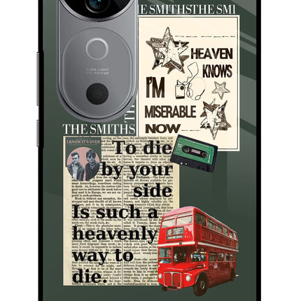 The Smiths Vivo V40 5G Glass Case Back Cover by Casekaro