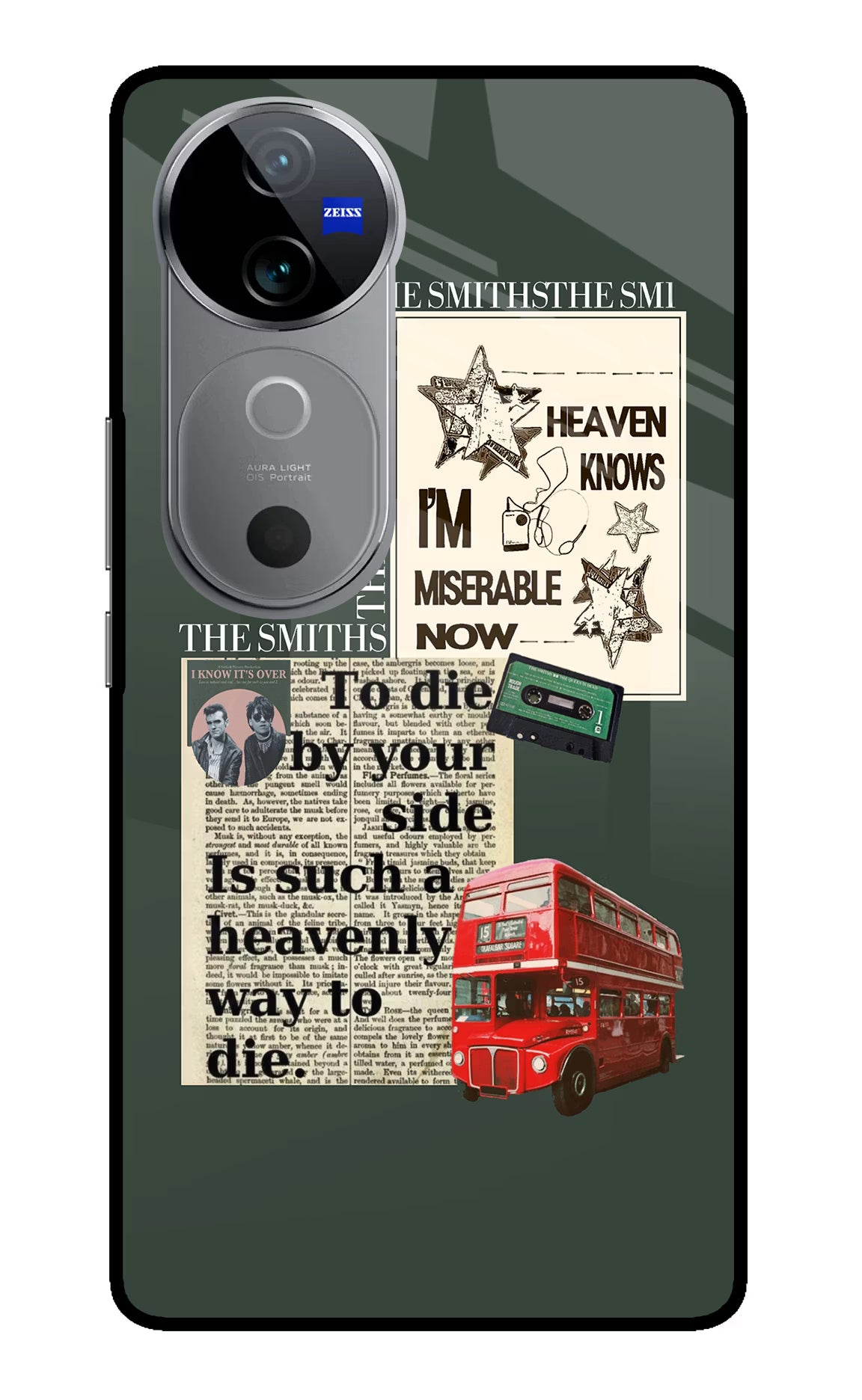 The Smiths Vivo V40 5G Glass Case Back Cover by Casekaro