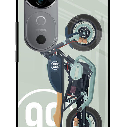 Classic Cafe Racer 99 Vivo V40 5G Glass Case