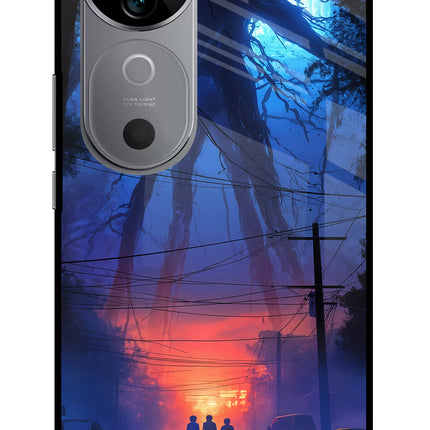 Ordinary Things Shadow Vivo V40 5G Glass Case Back Cover by Casekaro