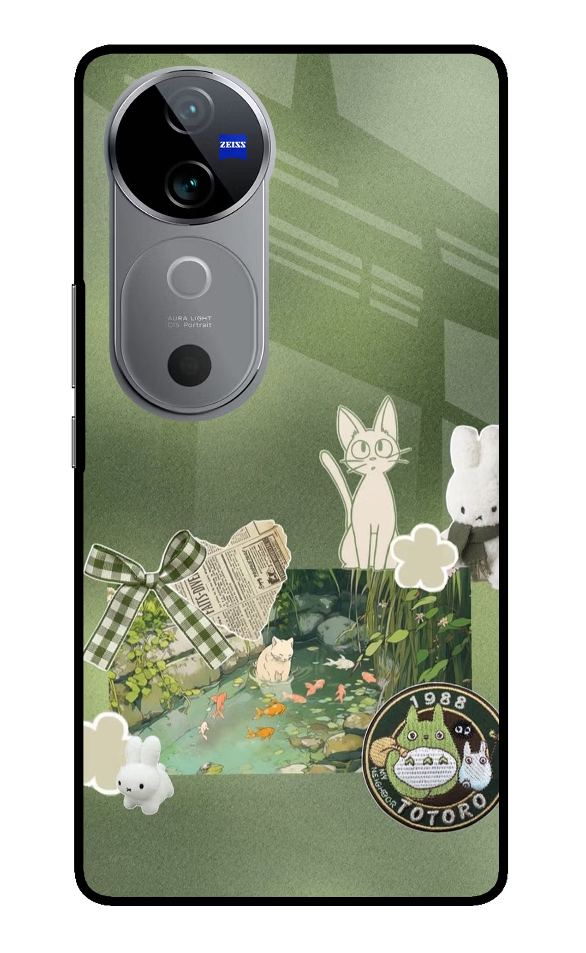 Aesthetic anime Vivo V40 5G Glass Case