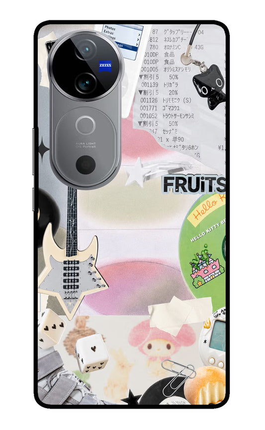 Softcore case Vivo V40 5G Glass Case