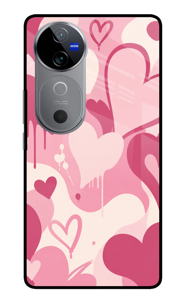 Hearty case Vivo V40 5G Glass Case
