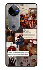 Zodiac Aries Vivo V40 5G Glass Case