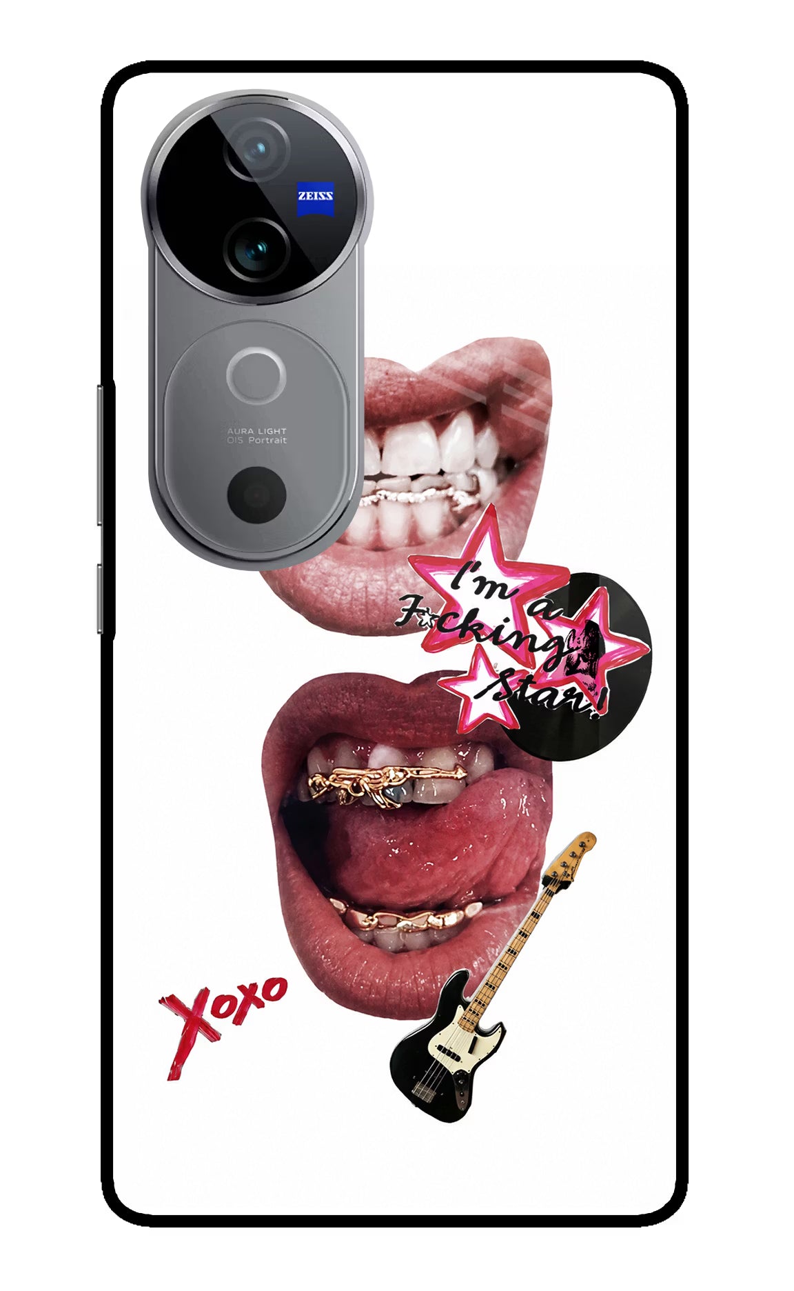 Rockstar Vivo V40 5G Glass Case