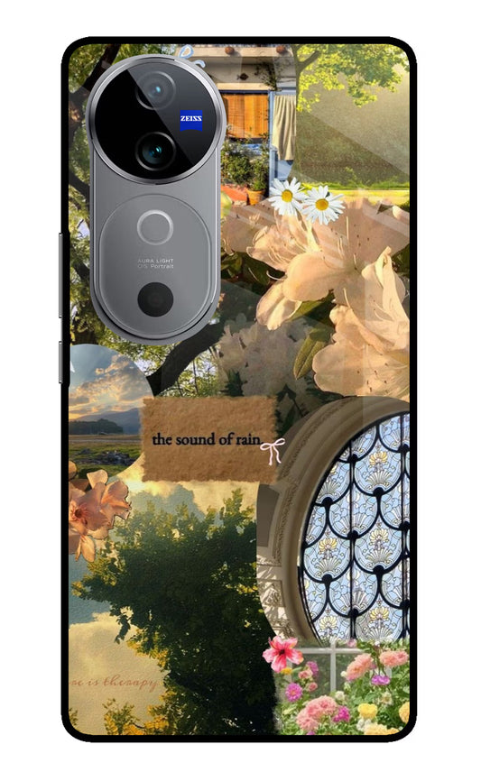 Rain Vivo V40 5G Glass Case