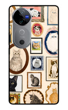Mirror Cats Vivo V40 5G Glass Case