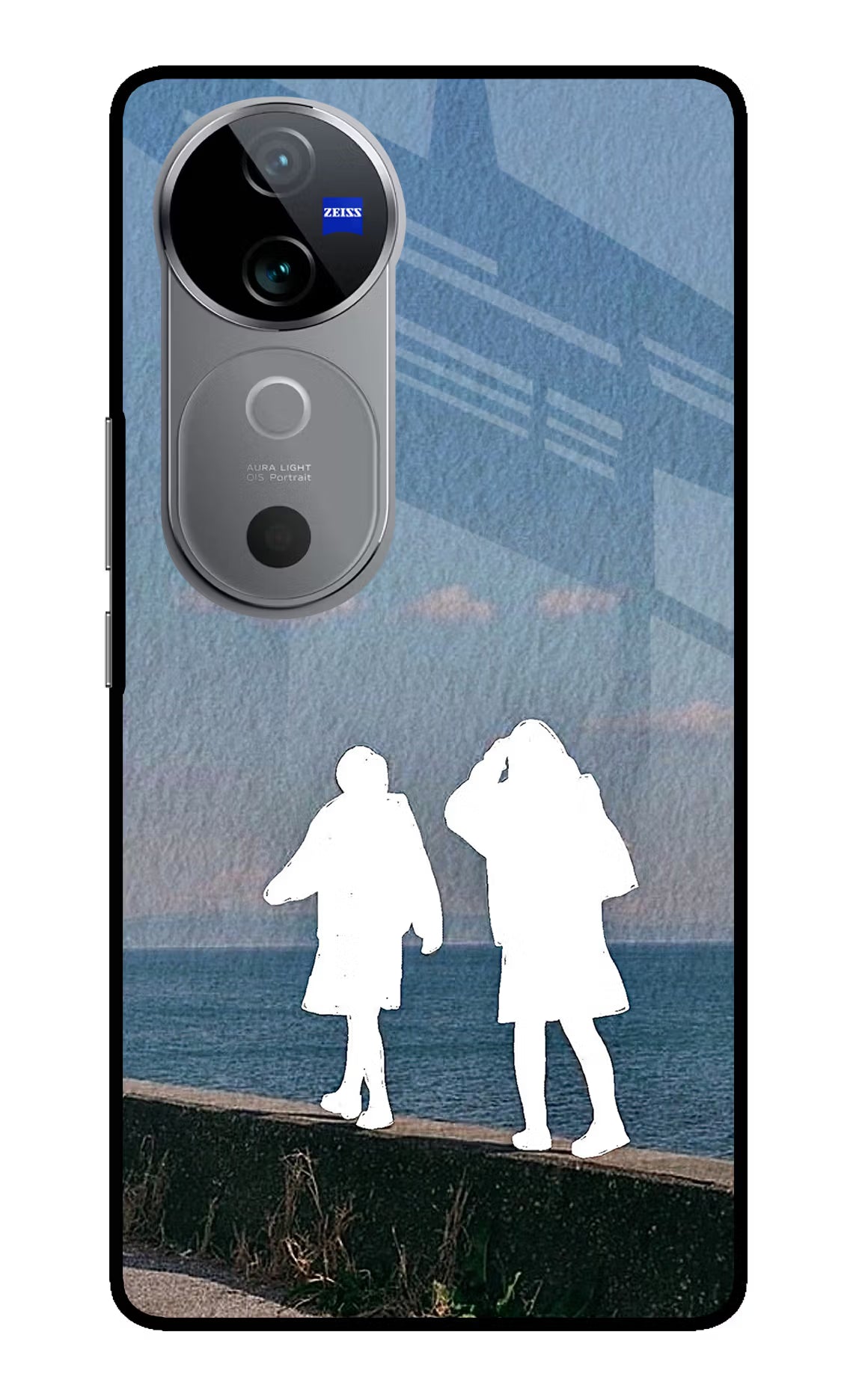Coastal Dream Vivo V40 5G Glass Case
