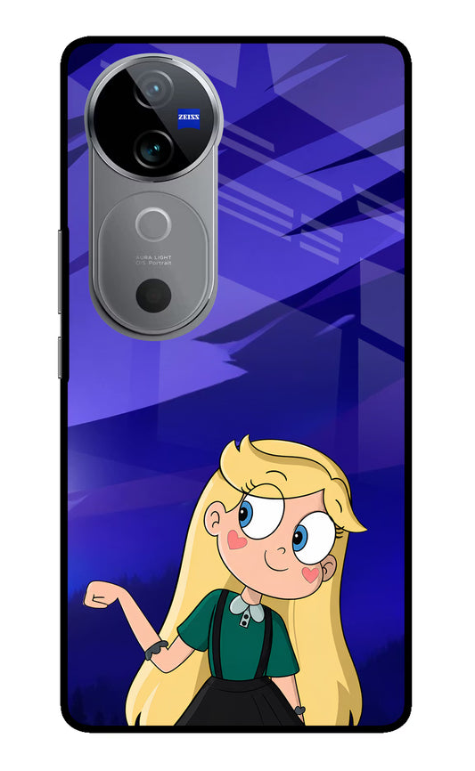 Star Glow Vivo V40 5G Glass Case