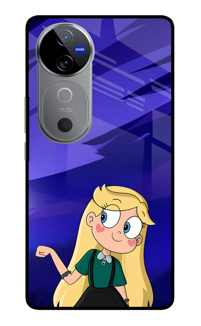 Star Glow Vivo V40 5G Glass Case