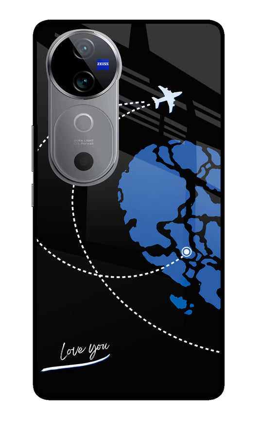 Love Orbit Vivo V40 5G Glass Case
