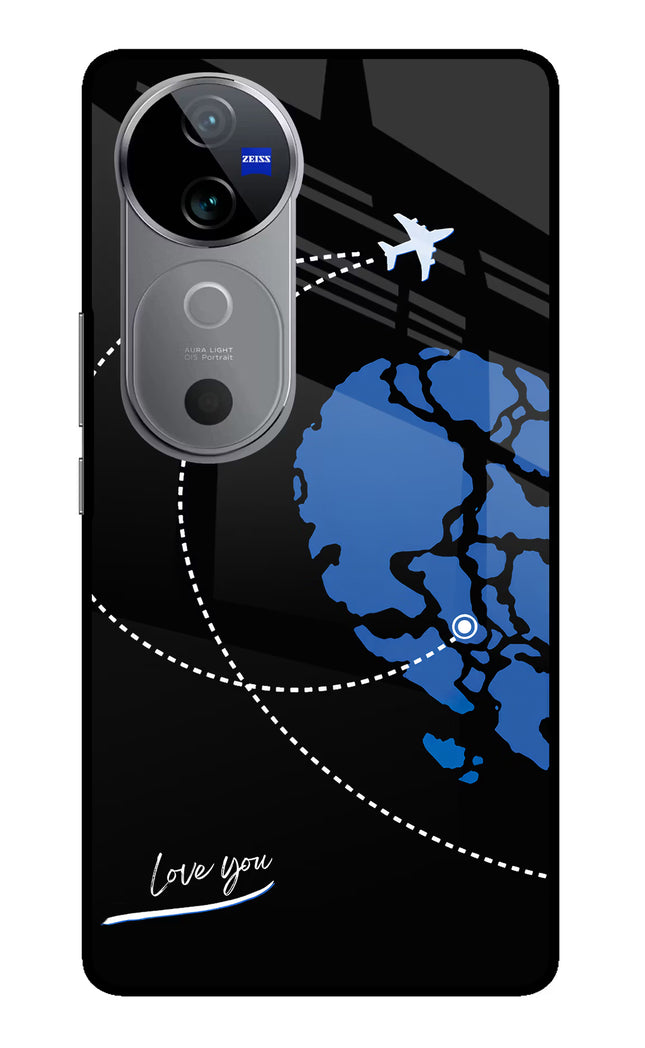 Love Orbit Vivo V40 5G Glass Case