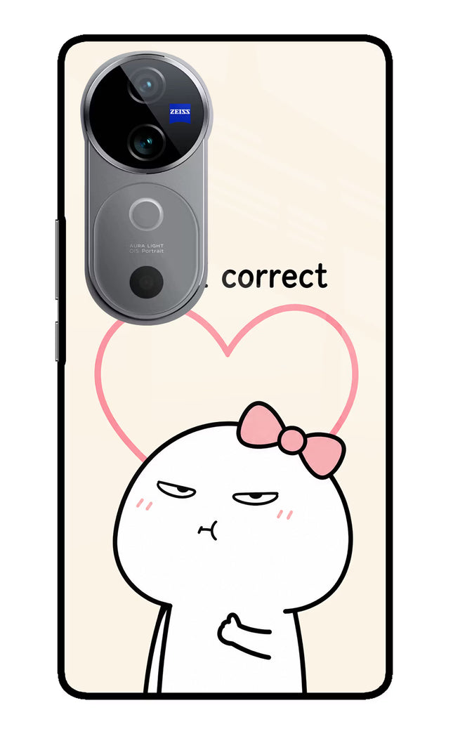 Always Right Vivo V40 5G Glass Case