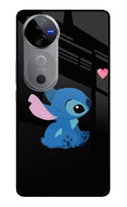 Stitch Crush Vivo V40 5G Glass Case