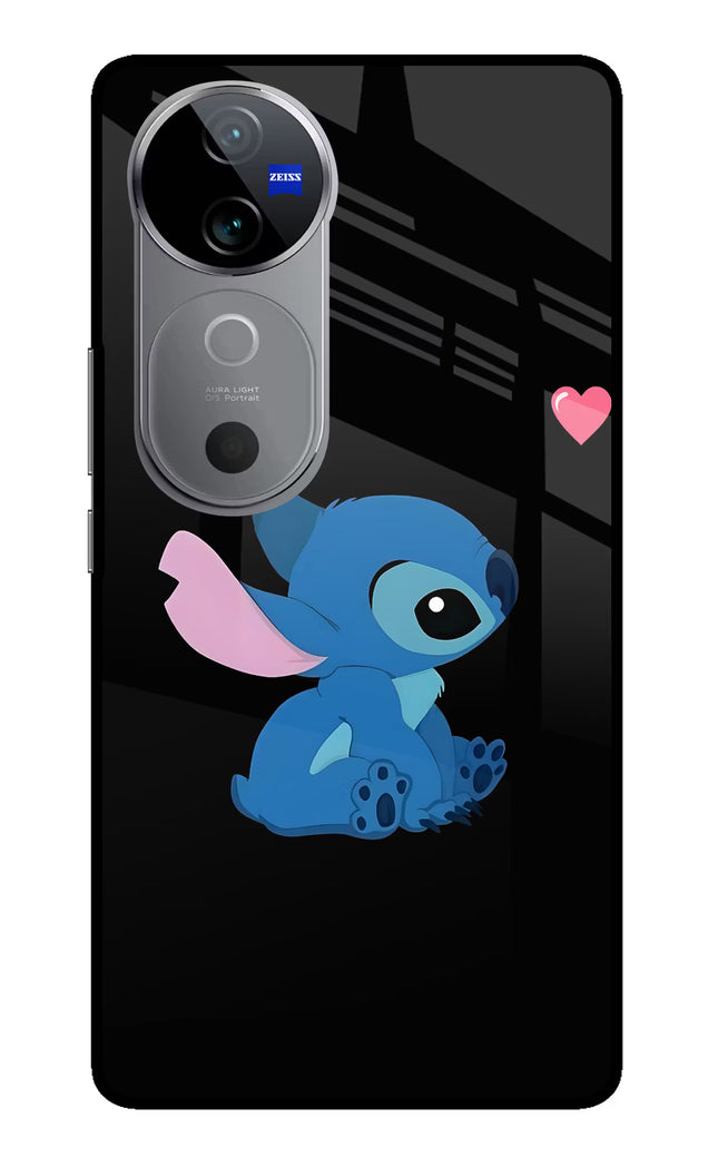 Stitch Crush Vivo V40 5G Glass Case