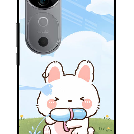 Bunny Treat Vivo V40 5G Glass Case