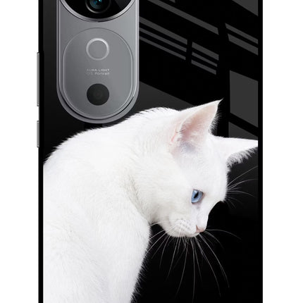 Snow Gaze Vivo V40 5G Glass Case