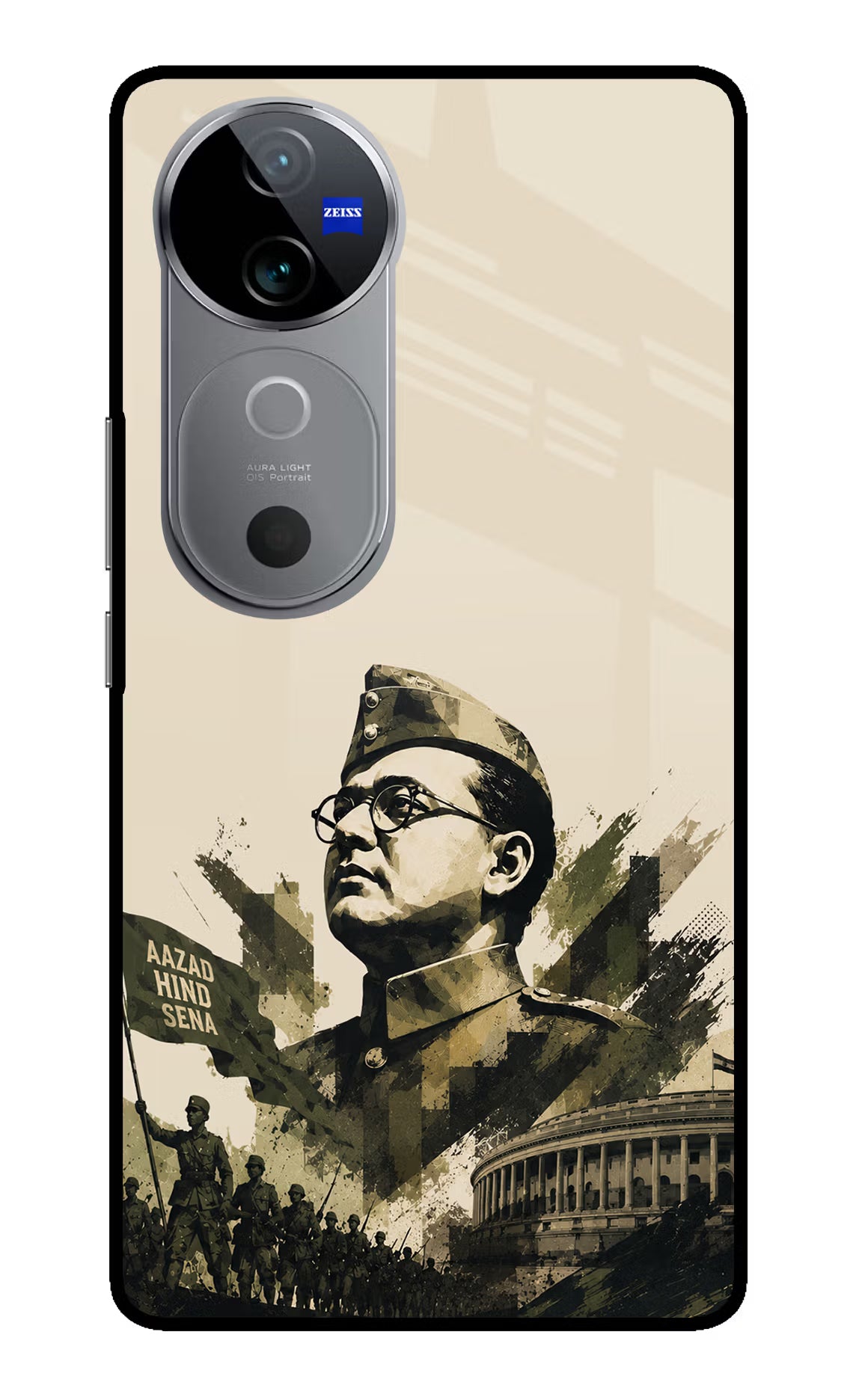 Netaji Rising Vivo V40 5G Glass Case