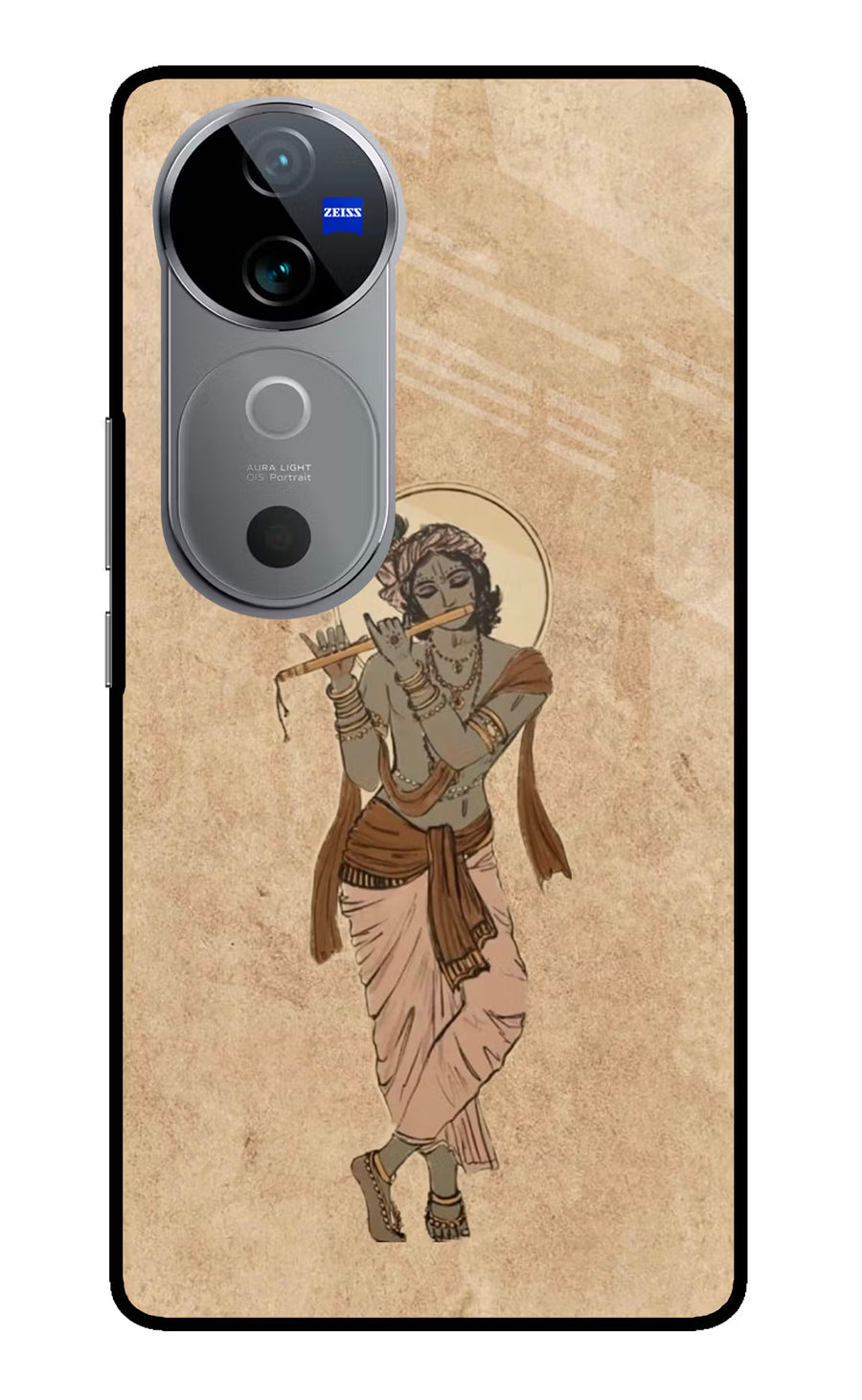 Krishna Vivo V40 5G Back Cover, Glass case