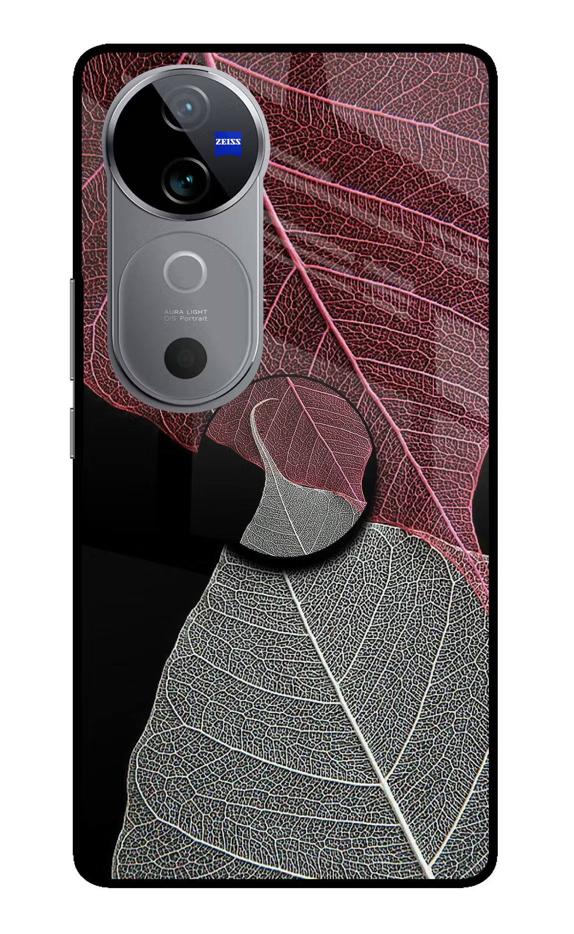 Leaf Pattern Vivo V40 5G Pop Case by Casekaro