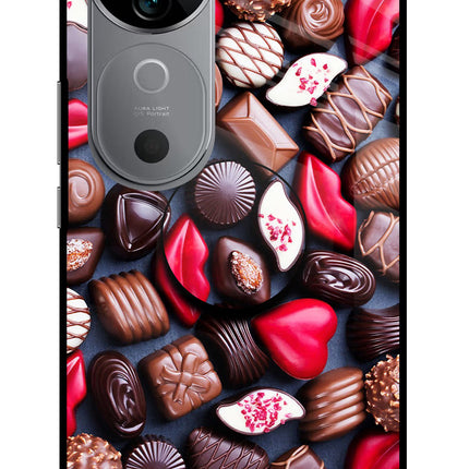 Chocolates Vivo V40 5G Pop Case by Casekaro