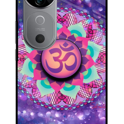 Om Purple Vivo V40 5G Pop Case by Casekaro