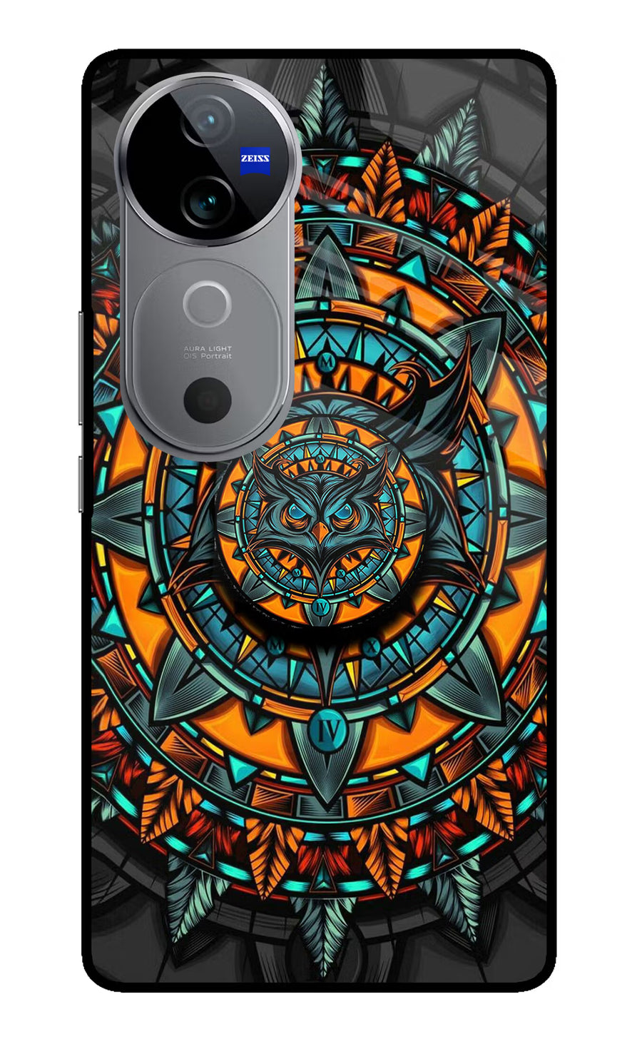 Angry Owl Vivo V40 5G Pop Case, Metal case