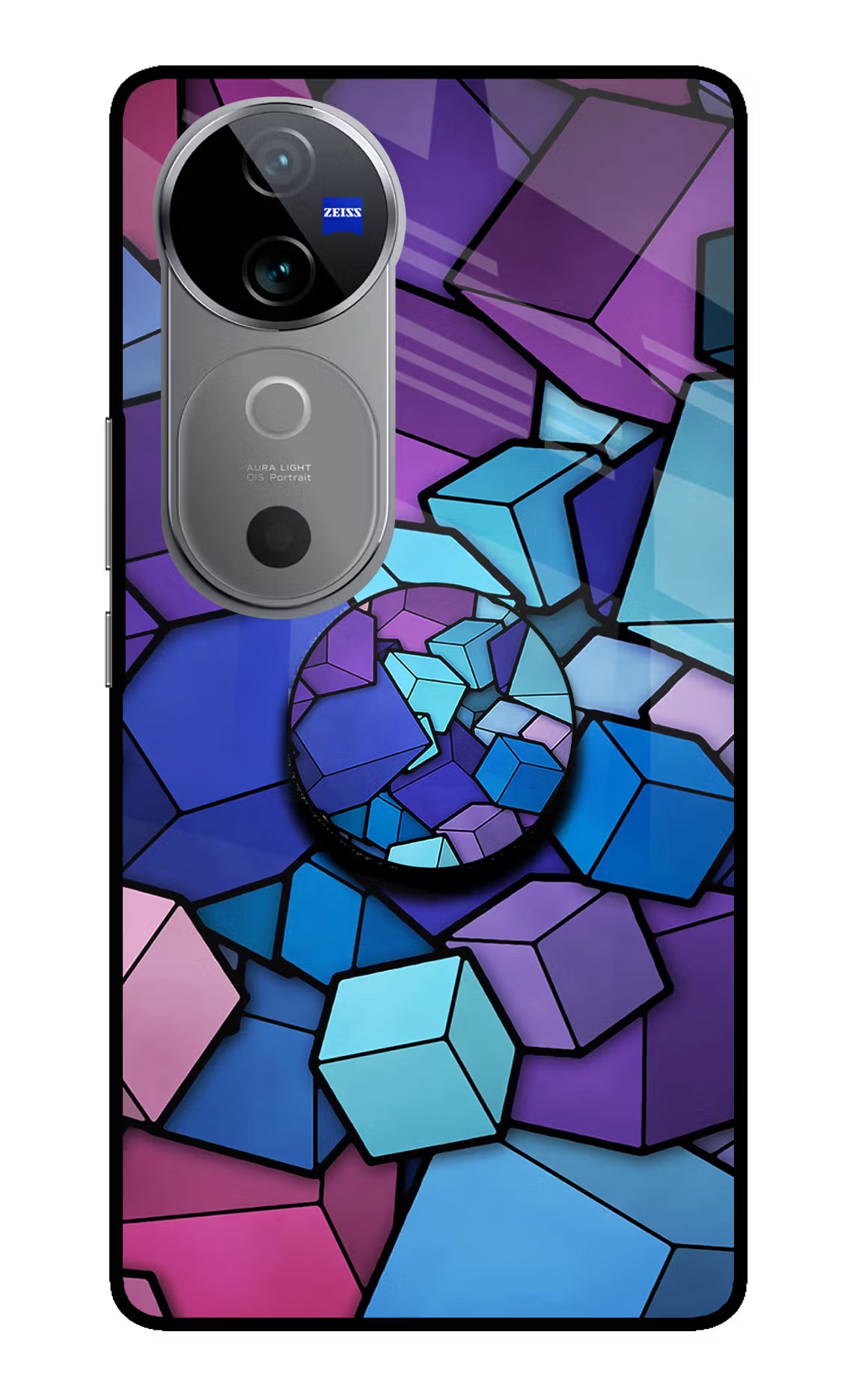 Cubic Abstract Vivo V40 5G Pop Case by Casekaro