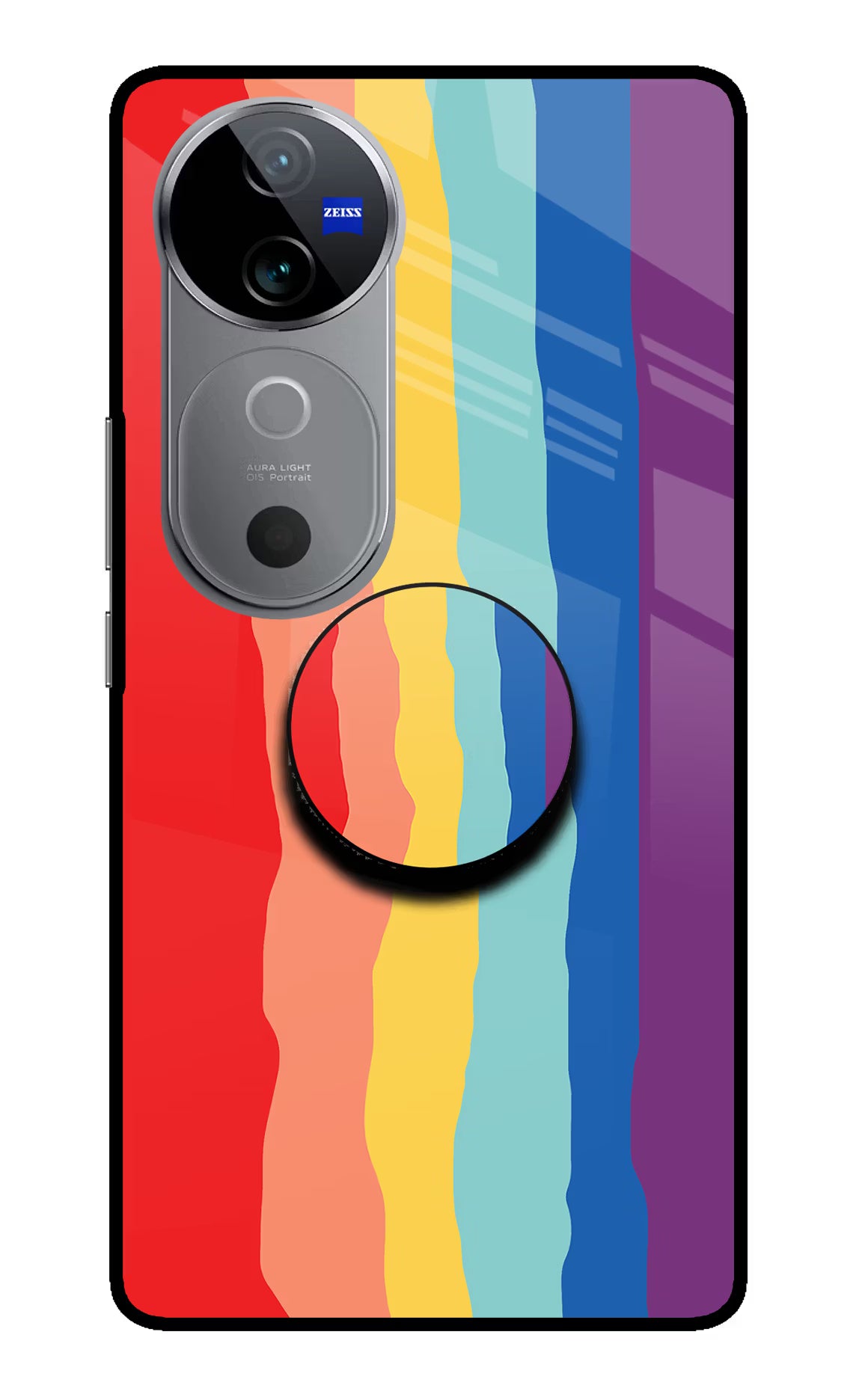 Rainbow Vivo V40 5G Pop Case by Casekaro