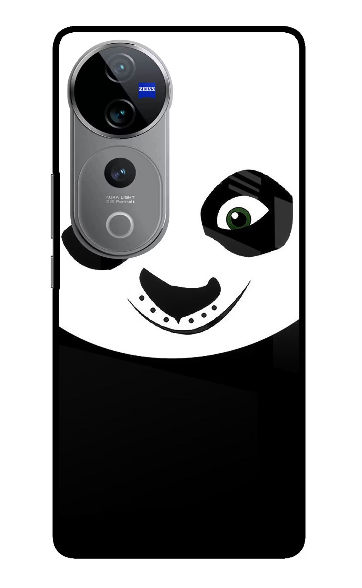 Panda Vivo V40 Pro 5G Glass Case Back Cover by Casekaro