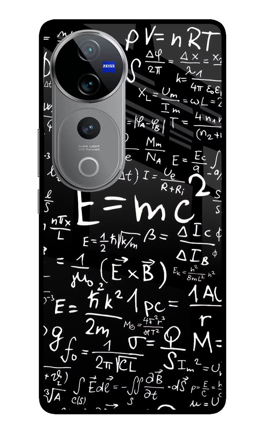 Physics Formula Vivo V40 Pro 5G Back Cover, Glass case