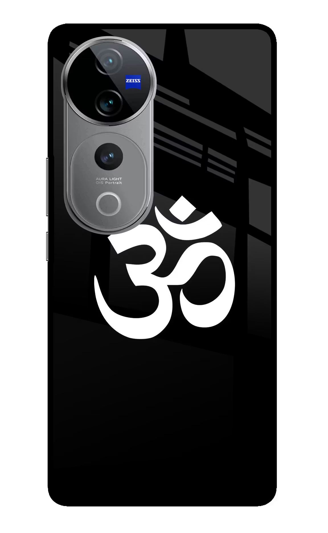 Om Vivo V40 Pro 5G Glass Case Back Cover by Casekaro