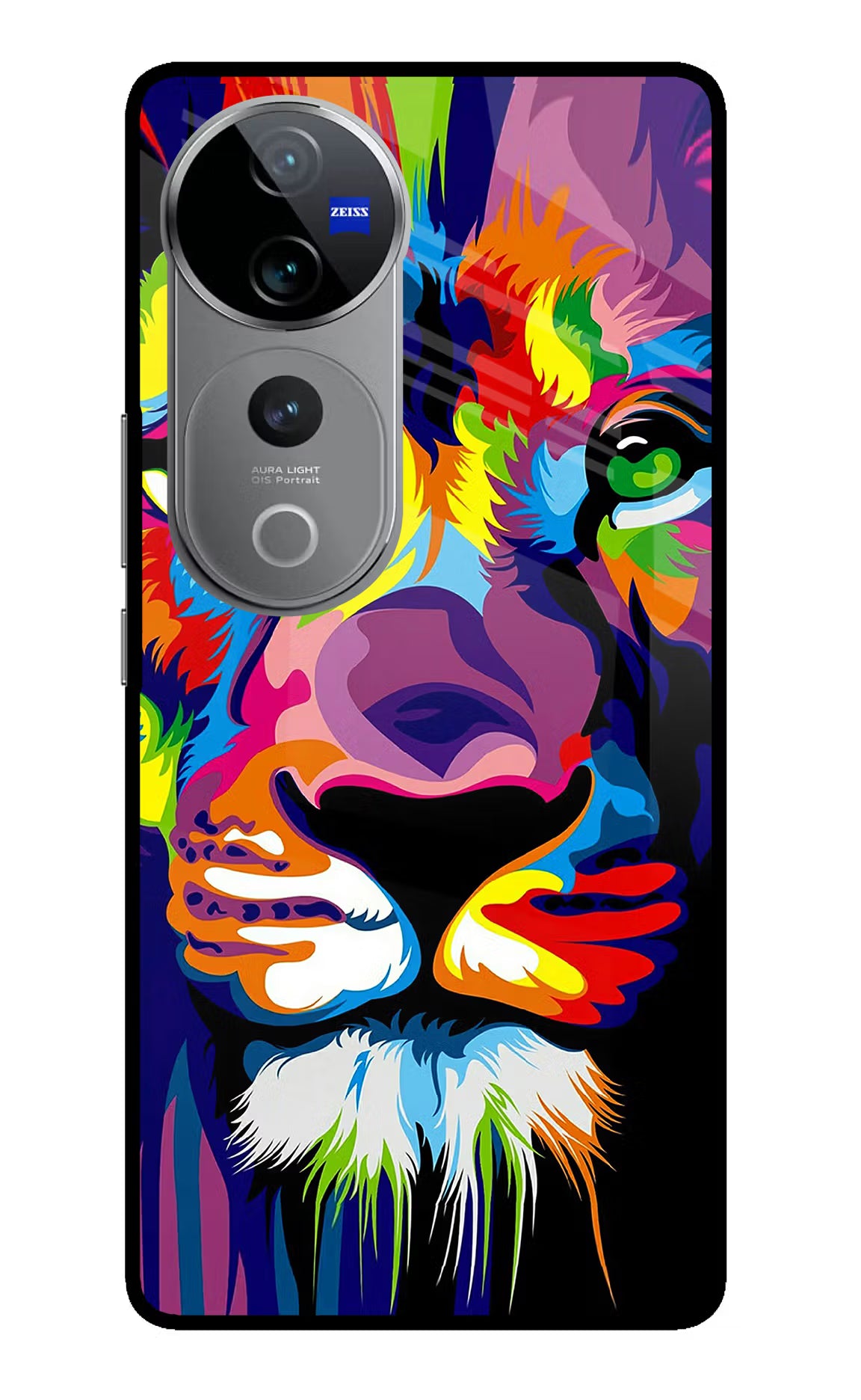 Lion Vivo V40 Pro 5G Glass Case Back Cover by Casekaro