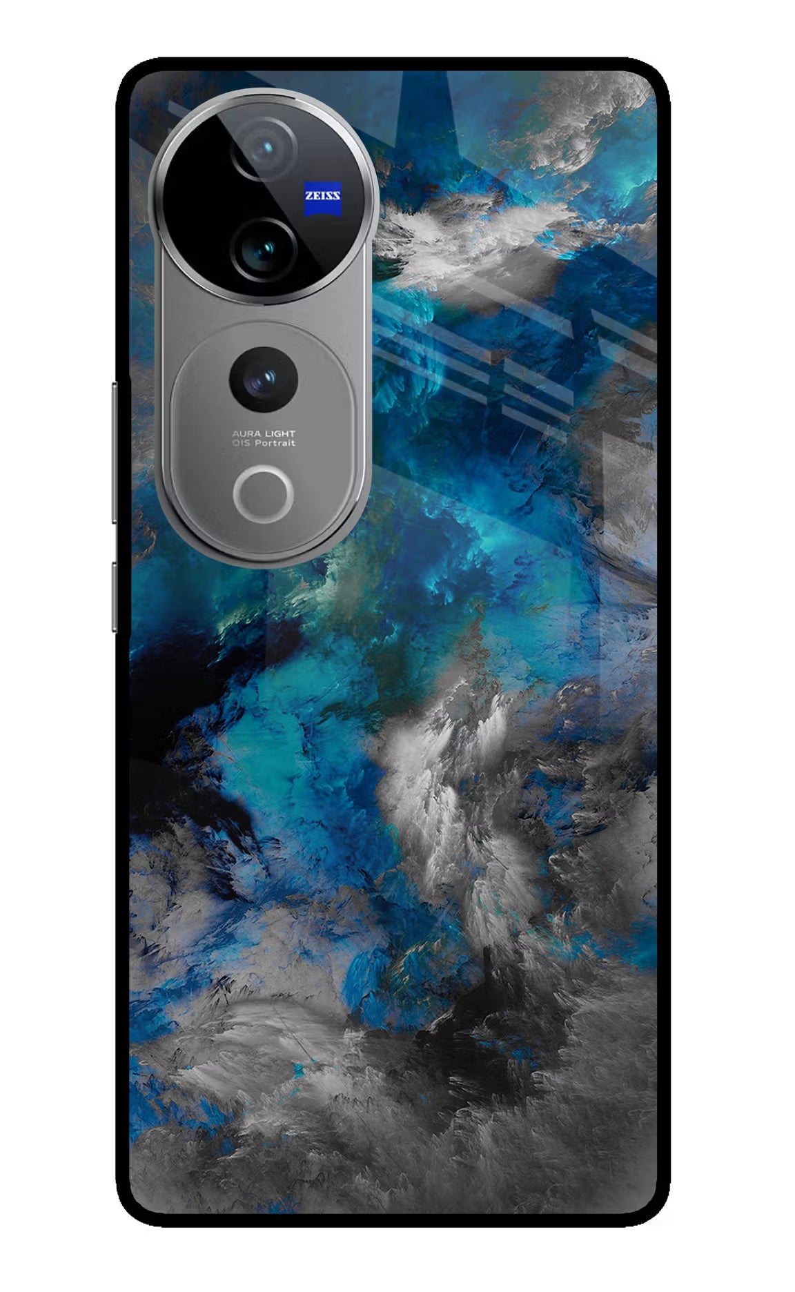 Artwork Vivo V40 Pro 5G Glass Case Back Cover by Casekaro